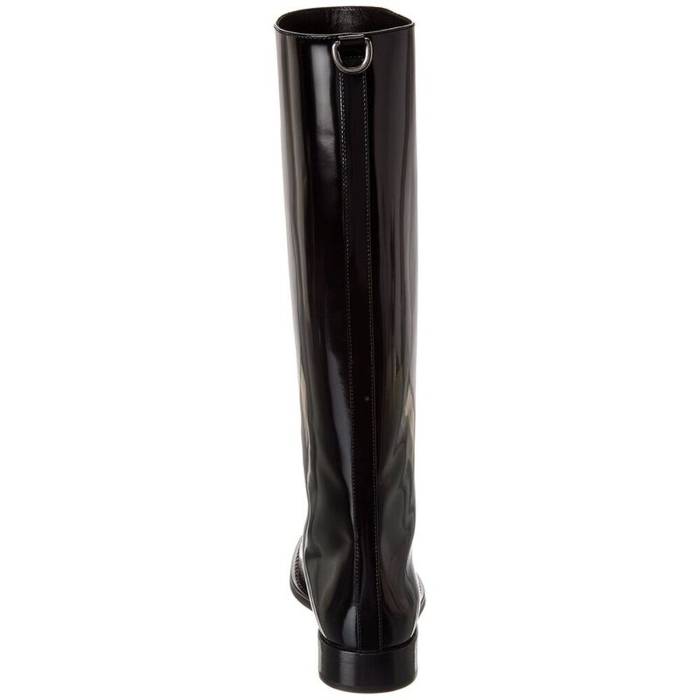 Saint Laurent Hunt Leather Boot, Black - Picture 3 of 5